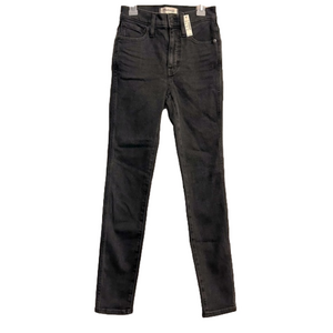 Madewell Black Jeans 10” High-Rise Skinny Size 24 NWT